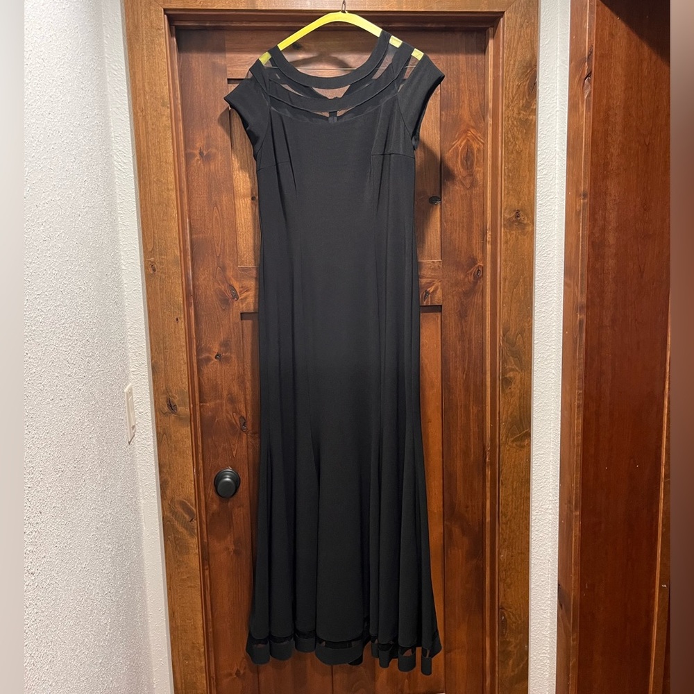 JS Collections Black Maxi Dress